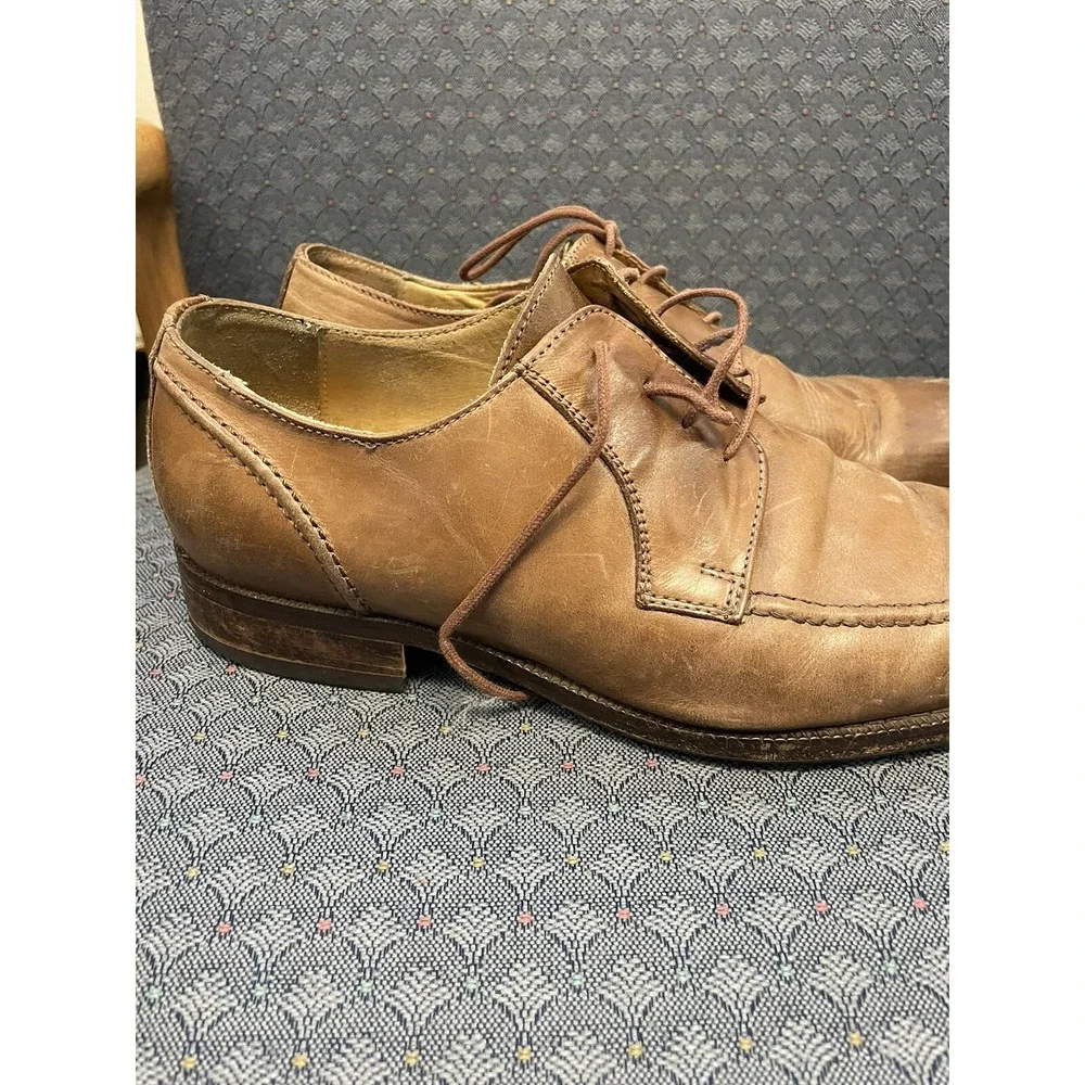 Mercanti Fiorentini Mens Size 8.5 M Wingtip 6881 Brown Mens‎ Dress Shoes